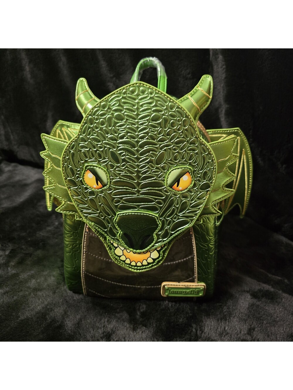 Loungefly B.A.M. Green Dragon NWT